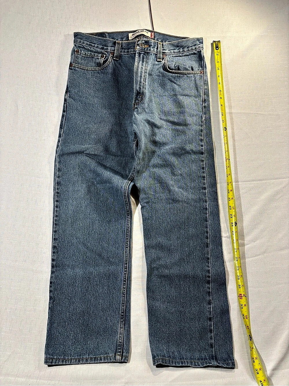 Levi's 505 Men's Straight Leg Jeans Waist 34 Blue